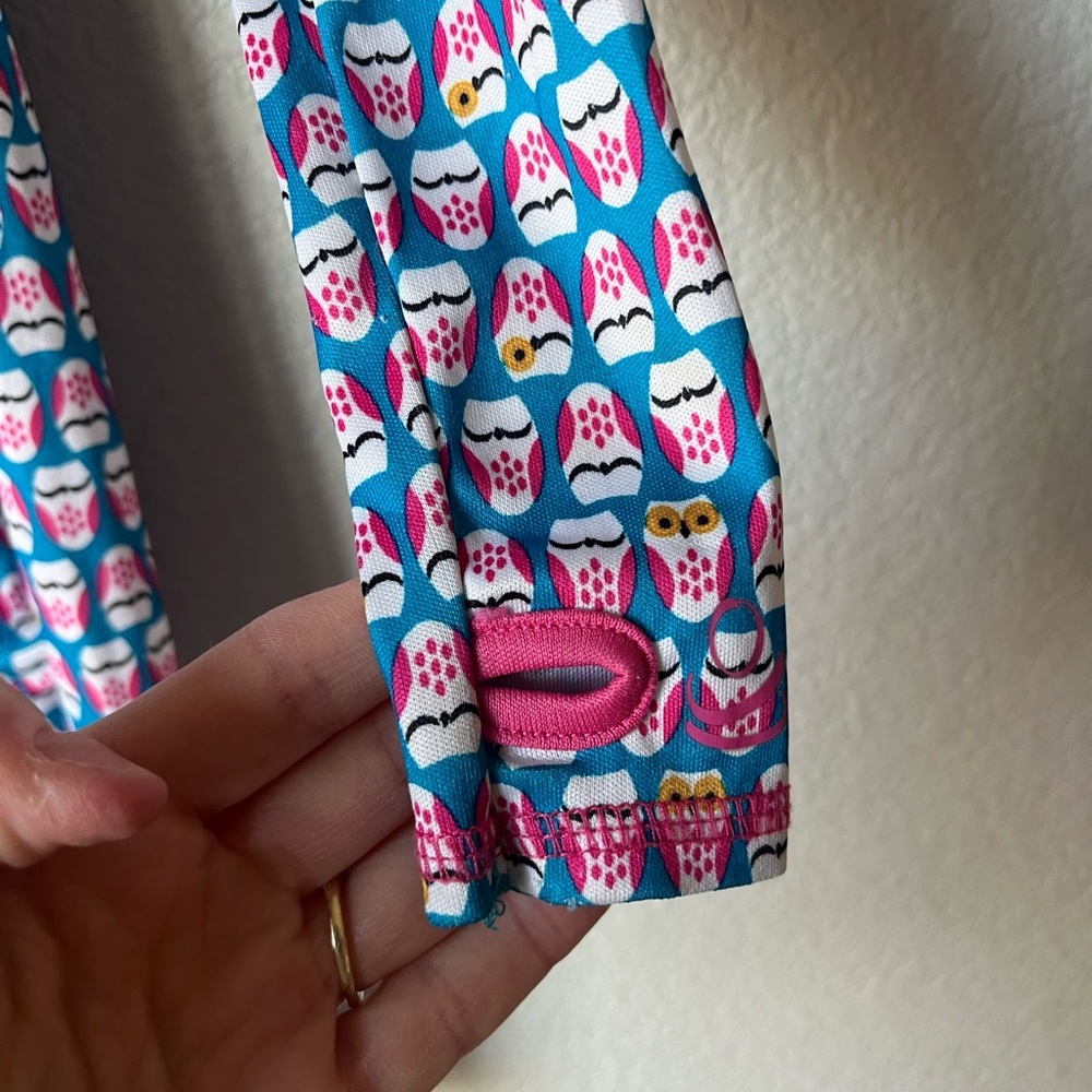 Cuddl Duds Girls Thermal Underwear Set Owls - Picture 6 of 6